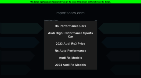 rsportscars.com