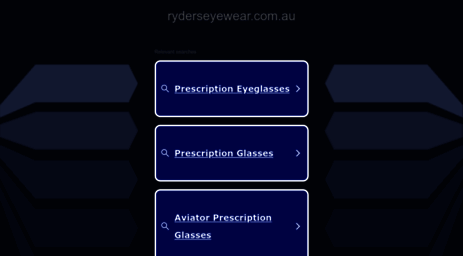 ryderseyewear.com.au