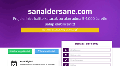 sanaldersane.com