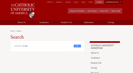 search.cua.edu