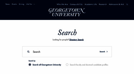 search.georgetown.edu