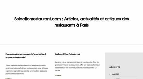 selectionrestaurant.com