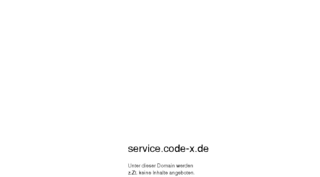 service.code-x.de