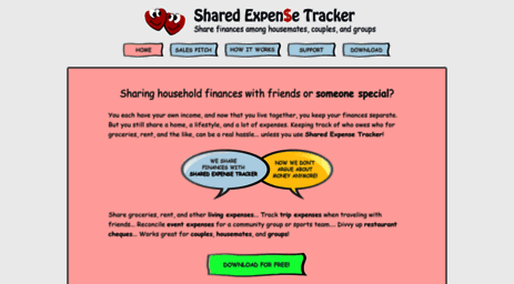 sharedexpensetracker.com