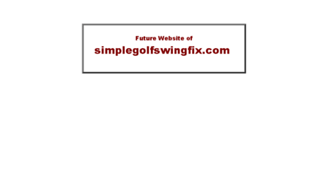 simplegolfswingfix.com