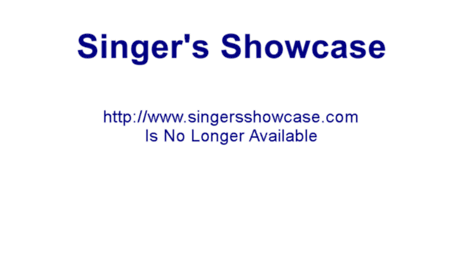 singersshowcase.com