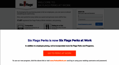 sixflags.corporateperks.com