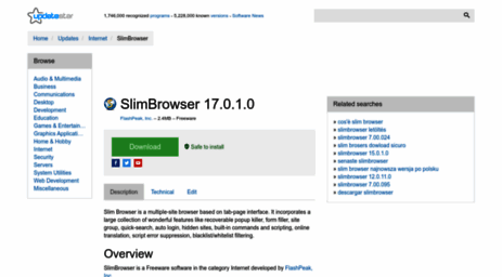 slimbrowser-remove-only.updatestar.com