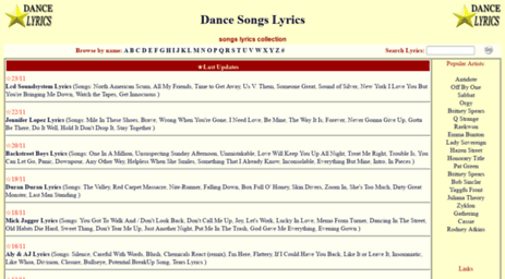 songs.dance-lyrics.com