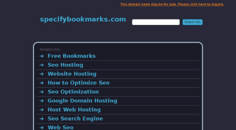 specifybookmarks.com