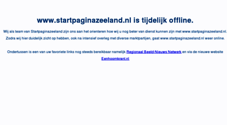 startpaginazeeland.nl