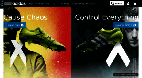 official website of adidas shoes