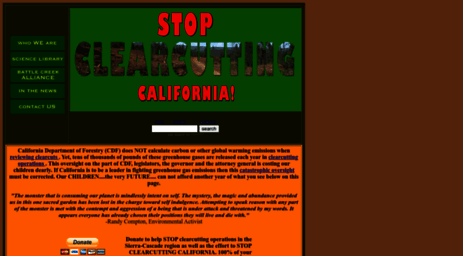 stopclearcuttingcalifornia.org