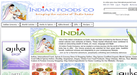 Visit Store Indianfoodsco Com Buy Indian Spices International Grocery Online Shop Gourmet Foods Gifts Orga,Yellow Rice And Chicken