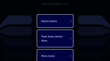 storepepejeans.com