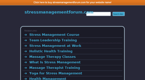 stressmanagementforum.com