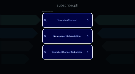 subscribe.ph
