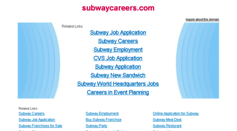 subwaycareers.com