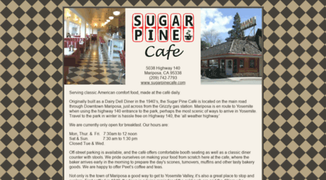 sugarpinecafe.com