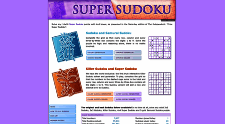 supersudoku.com