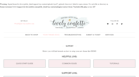 support.lovelyconfetti.com