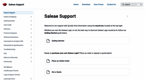 support.saleae.com