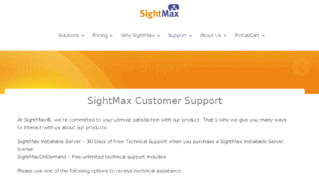 support.sightmax.com
