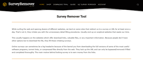 online survey remover