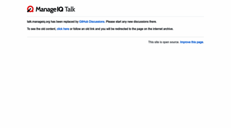 talk.manageiq.org