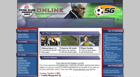 tcm2003.soccergaming.com