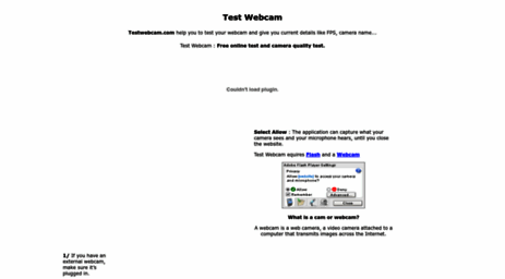 testwebcam.com