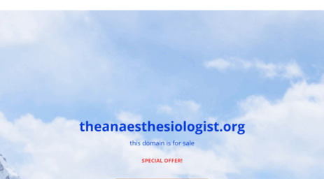 theanaesthesiologist.org