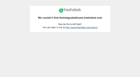 theintegratedhome.freshdesk.com