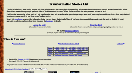 transformationlist.com