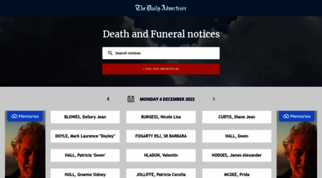 tributes.dailyadvertiser.com.au