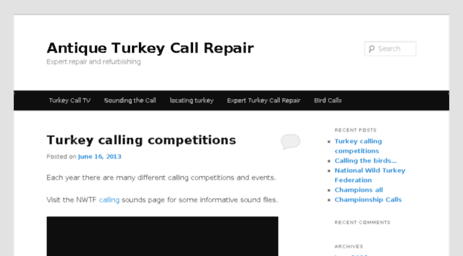turkeycallrepair.com