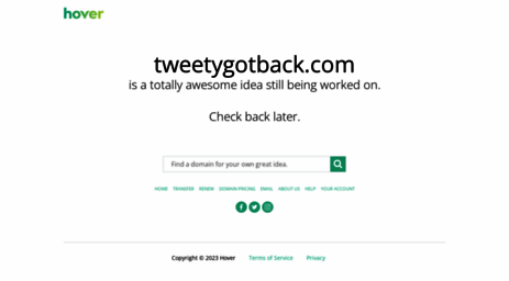 tweetygotback.com