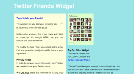 twitterfriends.widgetropolis.com
