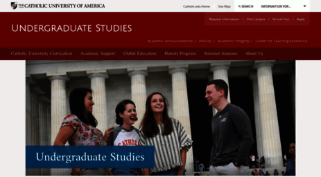 undergraduatestudies.cua.edu