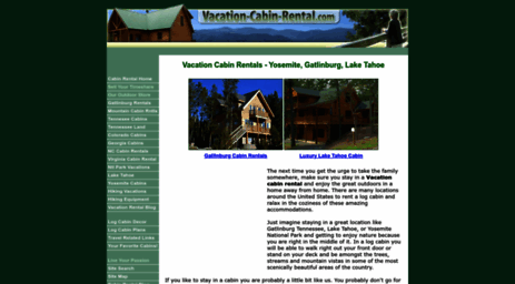 vacation-cabin-rental.com