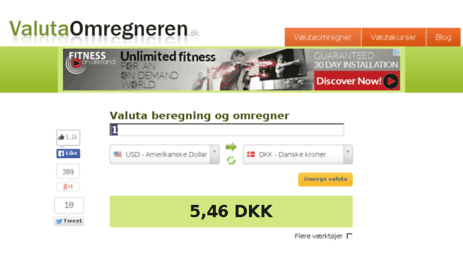 valutakurser-online.dk