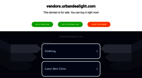 vendors.urbandealight.com