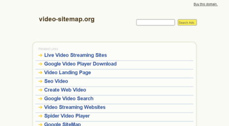 video-sitemap.org