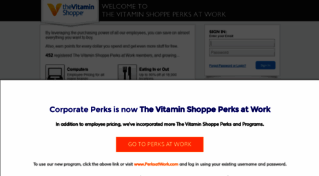 vitaminshoppe.corporateperks.com