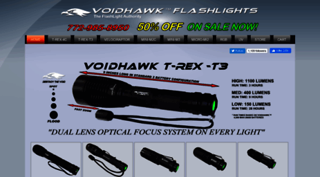 voidhawkflashlights.com
