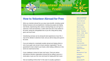 volunteerabroadfree.com