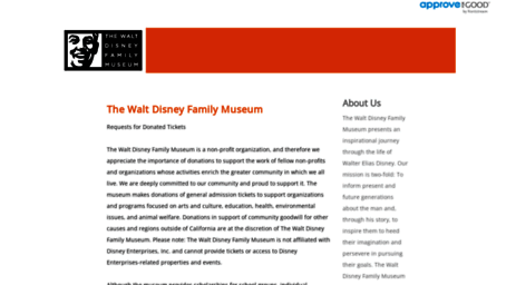 waltdisneyfamilymuseum.requestitem.com
