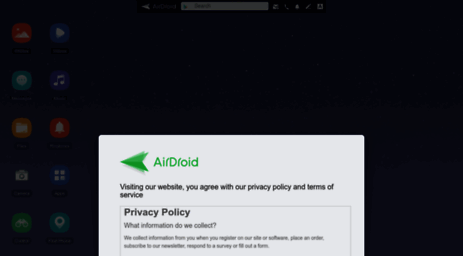 airdroid web sign in