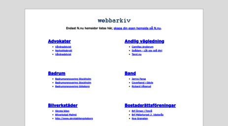 webbarkiv.se
