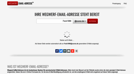 wegwerfemailadresse.com